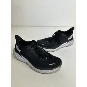 Hoka One One HOKA Clifton 8 Black White Size 10